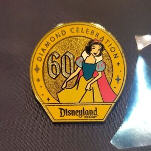 Disneyland Diamond Celebration Snow White Pin